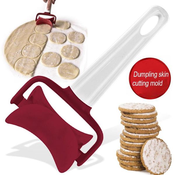 

rolling pins & pastry boards portable handheld dough cutter quick cutting cookie biscuit dumpling wrappers maker kitchen baking tool