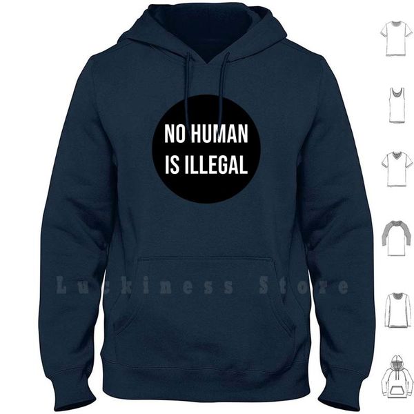 

no human is illegal hoodies racial justice black lives matter diversity equality anti men's & sweatshirts