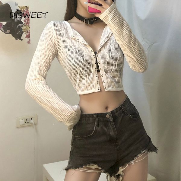 

sweaters solid long sleeve hollow woman irregular lapel short ladies simple exposed navel autumn women's shirt, White;black