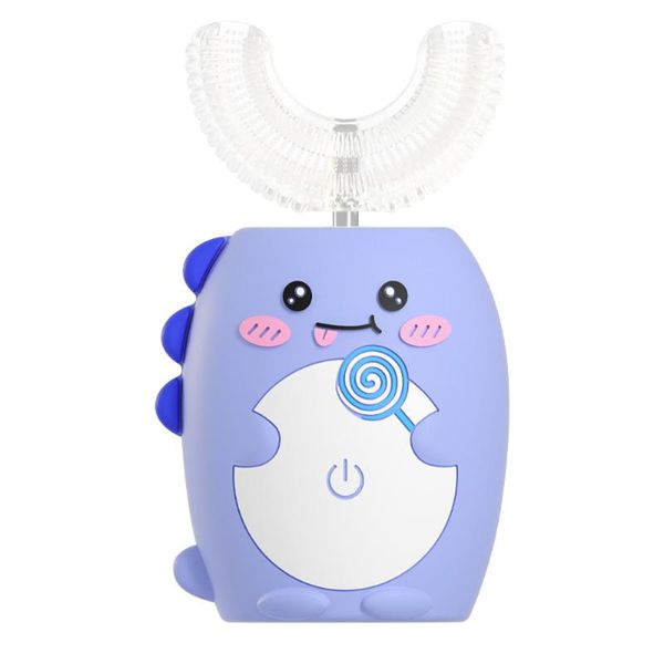 

smart electric toothbrush 2021 360 degrees u sonic kids ipx7 waterproof silicone automatic ultrasonic tooth brush children cute