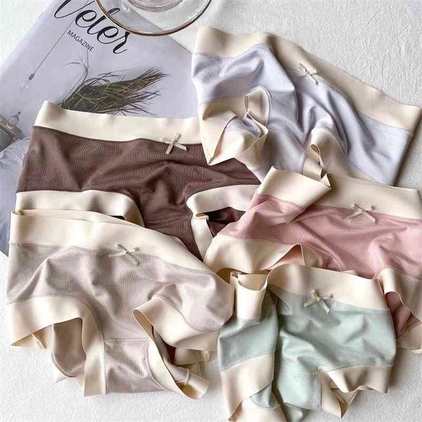 

japanese modal skin moistening pants no mark lifting bag buttock antibacterial middle waist briefs pregnant women's, Black;white