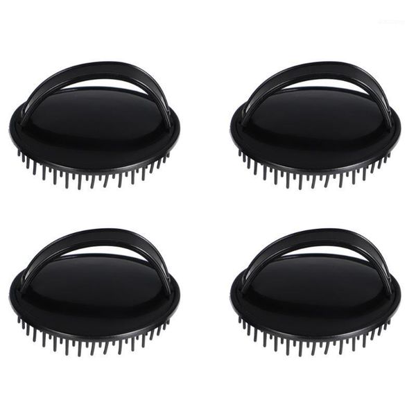 

4pcs shampoo brushes bath hairdressing combs hair1, Silver