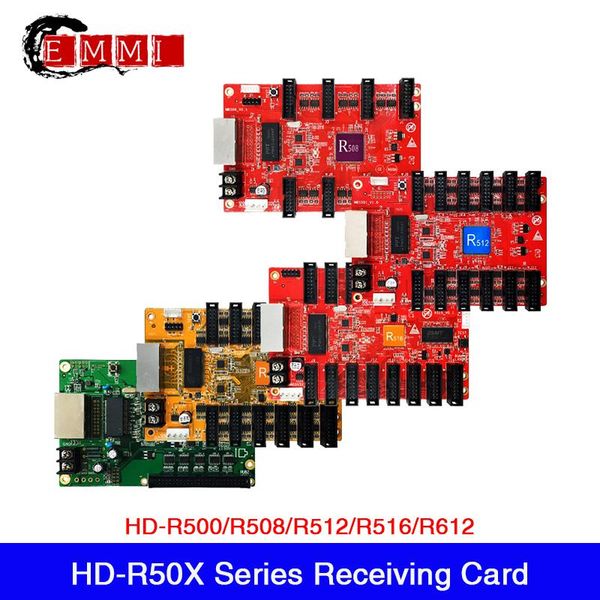 

hd-r500 r508 r516 r512 r612 full color synchronous and asynchronous universal receiving card for led panel / module l modules