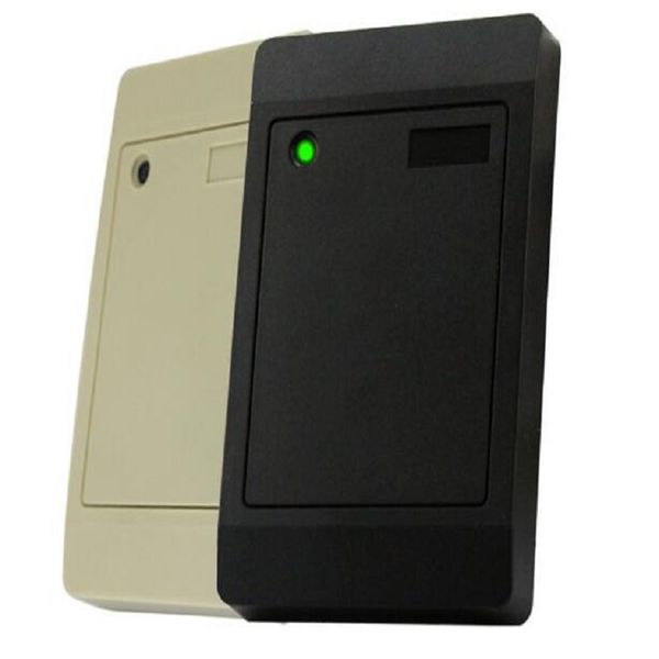 15sets Schwarz IP66 Wasserdicht Wiegand Einzelne Tür Access Control Reader 125khz rfid EM Kartenleser Für TK4100 EM4100 chip Tag 64bits Nur Lesen