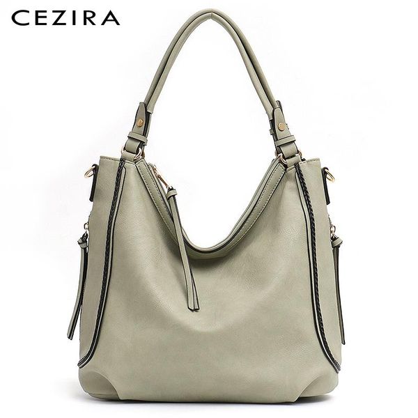 

luxury pu leather shoulder bag for women brand design zipper hobo ladies large casual handbag fashion tote crossbody totes