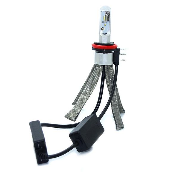 

car headlights canbus h15 led headlight bulbs 12v error-4000 lm white day running light drls anti-radio interference