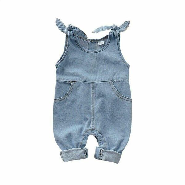 

jumpsuits born baby boy girl clothes denim romper jumpsuit outfit set overall, Blue