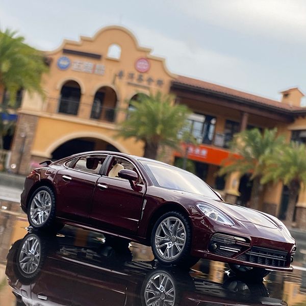 

2021 new 124 panamera alloy car model diecasts toy vehicles toy cars sound and light kid toys for children gifts boy toy