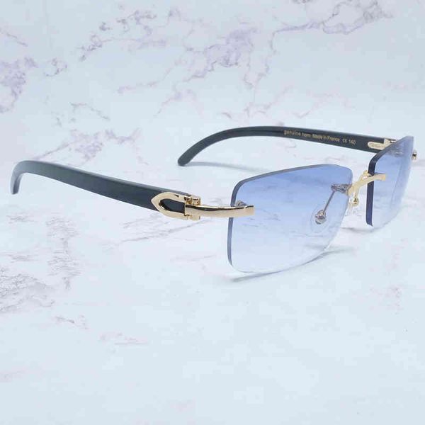 

buffalo horn sunglasses rimless square classic designer white black buffs sun glasses eyewear gafas de sol hombre us up 60% off