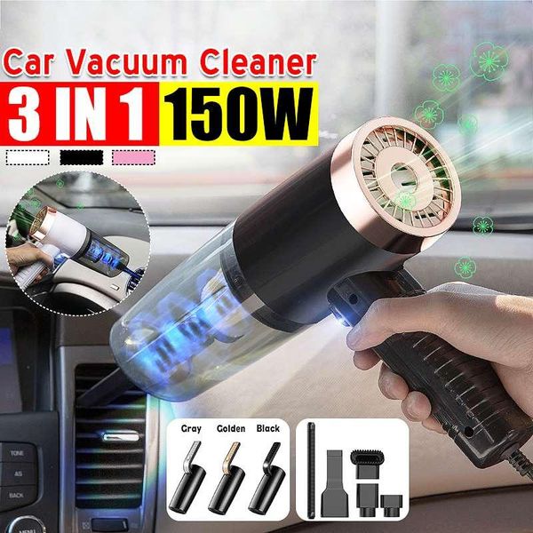 

4500pa 120w wireless portable car vacuum cleaner handheld auto vaccum high suction for home cleaning wet dry mini