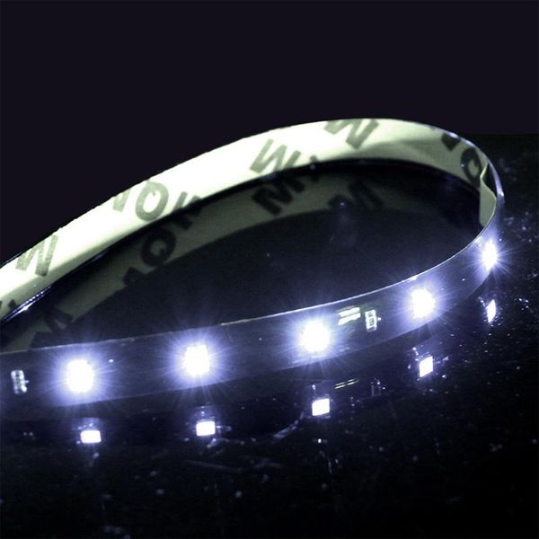 

interior&external lights 15 smd car led strip light styling decorative atmosphere lamps exterior modification ambient drl white/red/blue