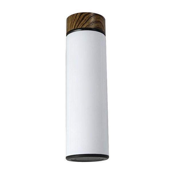 

water bottles hiking stainless steel tumbler lightweight wood grain smooth portable travel mug recyclable indoor outdoor camping with lid