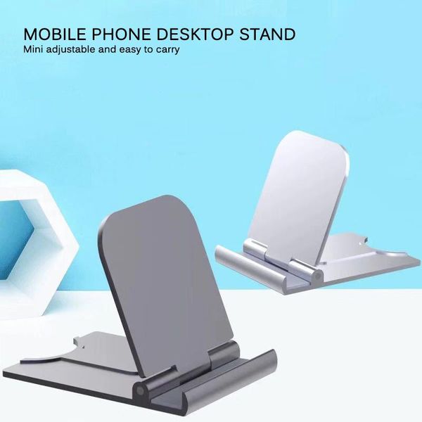 

universal folding cell phone table stand aluminum alloy desk holder and tablet for all mobile phones mounts & holders