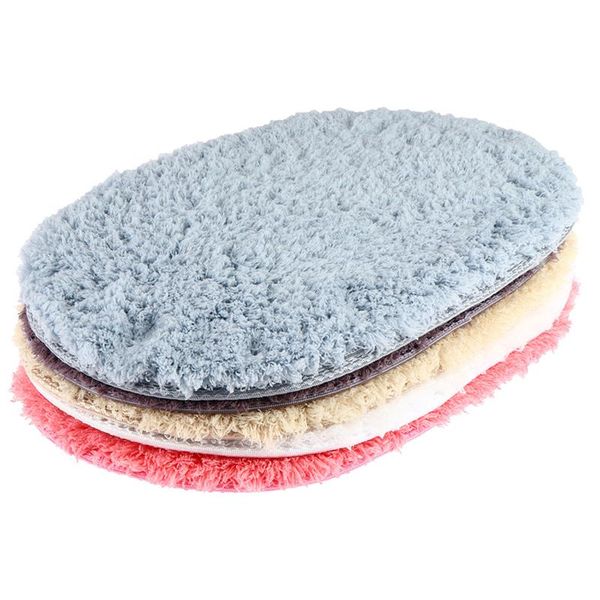 

non-slip bathroom mats memory foam bath rug ellipse soft water absorption toilet floor doorway thick carpets