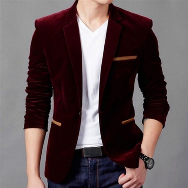 

men's suits & blazers luxury men blazer autumn fashion brand classic busines coat slim fit suit terno masculino, White;black