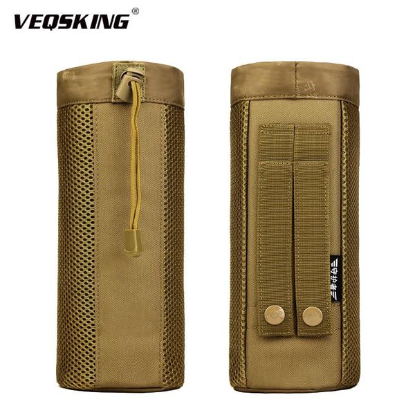 

outdoor bags hiking military tactical water bottle pouch,large capacity running kettle bags,wear-resisting bag