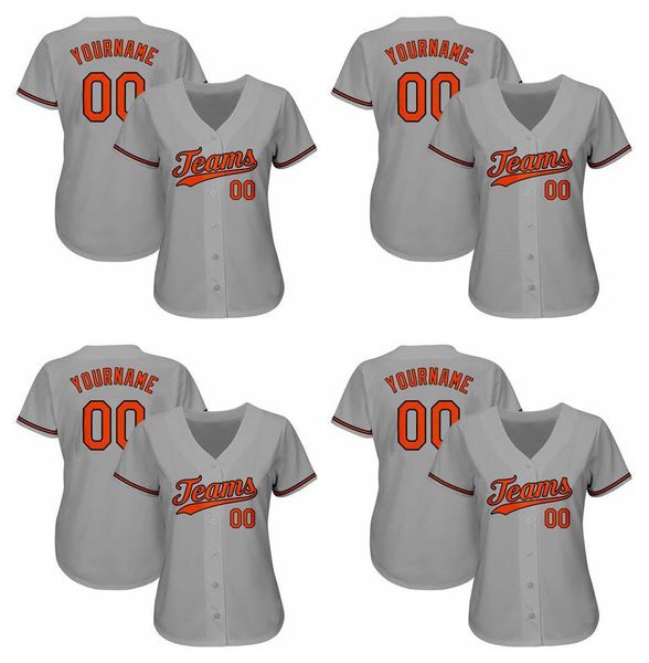 

custom women grey baseball jersey 176577867, Blue;black