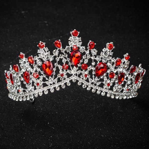 Kmvexo design europeu cristal grande princesa rainha coroas casamento nupcial acessórios para o cabelo jóias noiva tiaras headbands 2300x