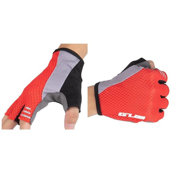 

cycling gloves gub half finger gel sports racing bicycle brethable mesh road bike for men women, Black