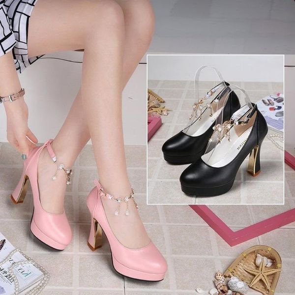 

rhinestone sandals comfort shoes for women high heels suit female beige round toe espadrilles platform fashion velvet low 2021 h, Black