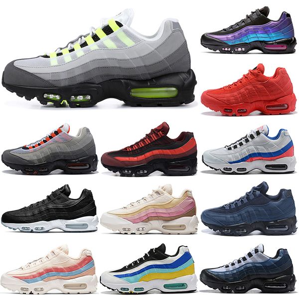

running shoes 95 women men blue golden red triple white black yellow grey alien throwback future outdoor sports sneakers trainers size 36-45