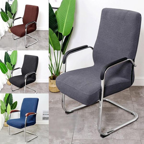 

check polar fleece waterproof computer chair cover stretch office one piece stool j9c1768 covers