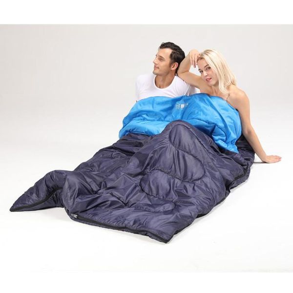 

two person portable waterproof outdoor camping sleeping bag ultra-light envelope hiking trekkingÂ sleeping 0117 bags