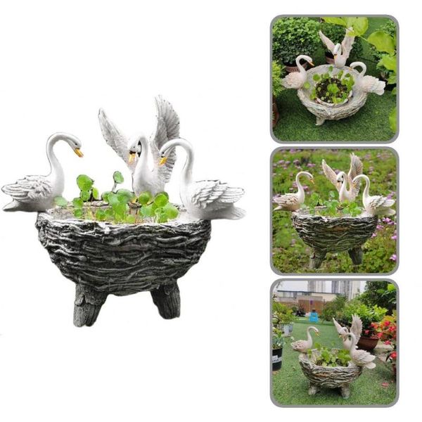 

garden decorations resin modern landscape courtyard swans sculpture exquisite workmanship durable for yard