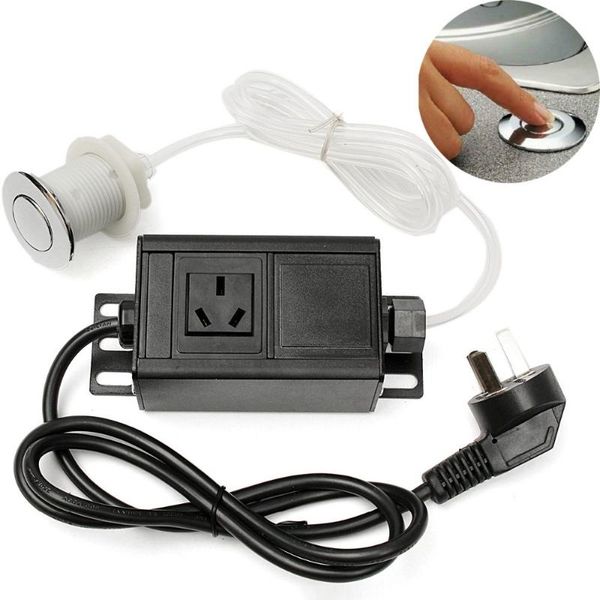 

furniture accessories 220-380v air switch button & plug for massage chair spa waste garbage disposal favorable price