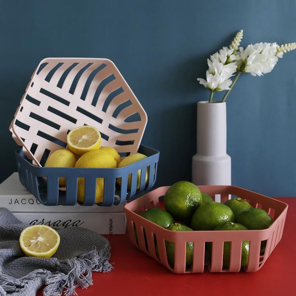 

storage baskets plastic hollow fruit basket drain household kitchen washbasin wash