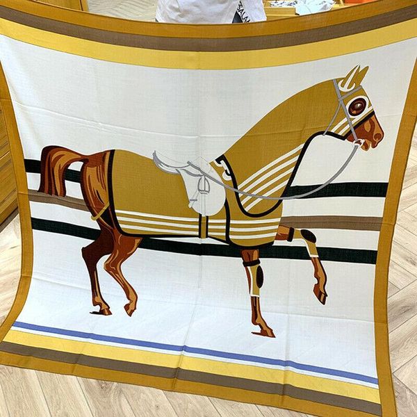 

scarves luxury 70% cashmere 30% silk scarf women fashion horse shawl stole hand rolled big blanket kerchief bandana 53"*53", Blue;gray