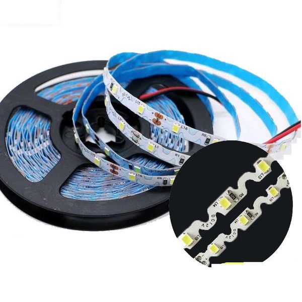 

strips 5m waterproof s shape led strip 6mm 8mm mini slim word 2835 bendable flexible soft tape 12v 60leds backlight for letter