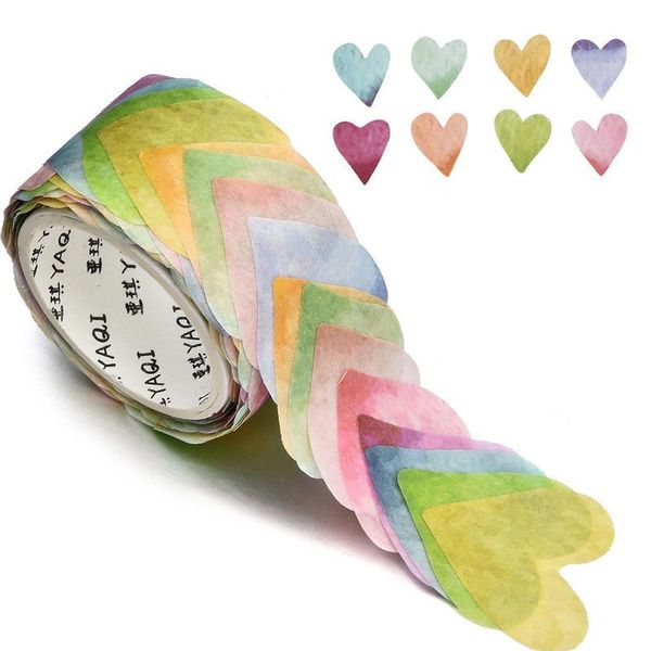 

gift wrap 1 roll flower petal washi tape masking decorative decals diy stickers for scrapbooking diary js23