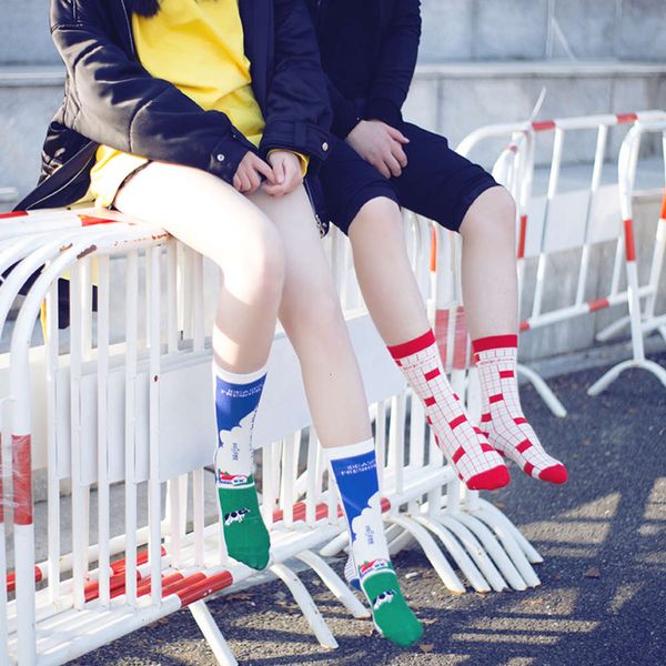 

asrla fashion wo cartoon stripe middle, Black;white