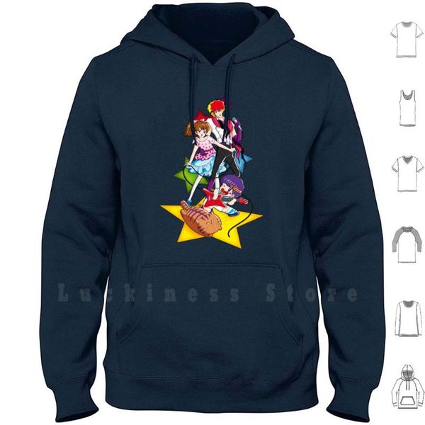

ai shite knight - oac hoodies long sleeve love me anime manga rock shoujo bee hive beehive music men's & sweatshirts, Black