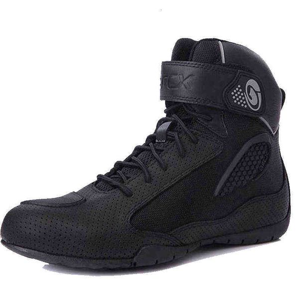 

yakushi riding shoes men's motorcycle fall proof and breathable leisure leather women's boots in summer