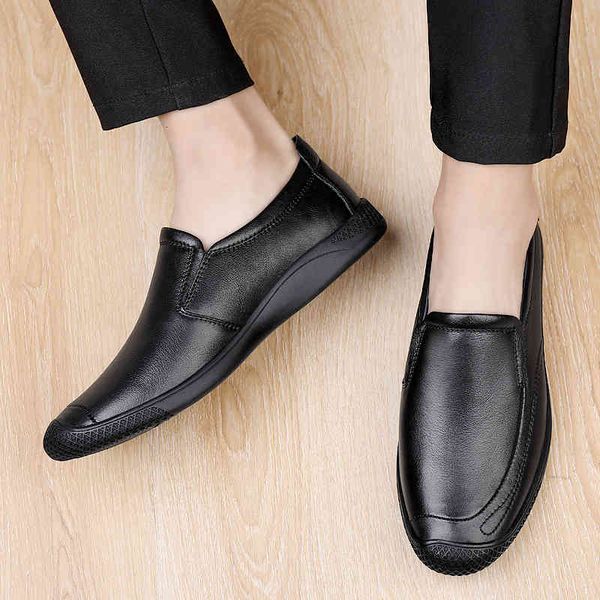 

dress shoes men's shoes in legitimate luxury leather, comfortable moccasins, soft and breathable, slip-on, formal, italian style h2su, Black