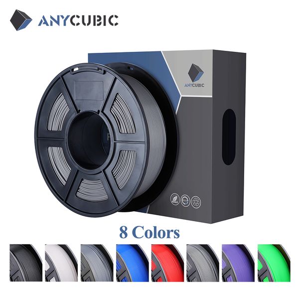 

anycubic 3d printer filament 1.75mm pla filament 1kg/roll 8 colors neat spool no bubble no plugging for 3d printer mega-s chiron