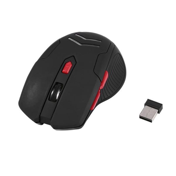 

mice plug & play 2.4ghz wireless optical mouse with dpi adjustable 6 buttons usb 2.0 receiver for pc laptop