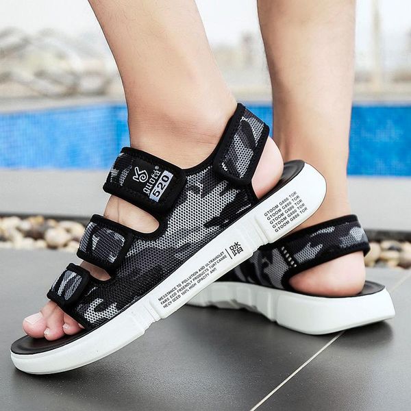 

sandals s gladiator mountain hombre sandalia men rubber mens sandalias de for homme walking outdoor praia sandal summer shoes on, Black