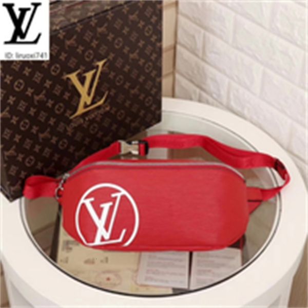 

brand designer luxury mujm m54319 red silk-print belt bag women handbags iconic bags handles shoulder bags totes cross body bag clutches