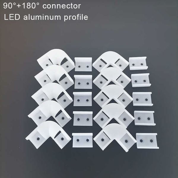 

10x wholesale 90Â° 180Â° connector led aluminum prof