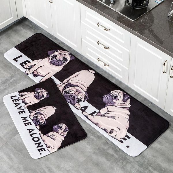 

cartoon flannel kitchen mat bathroom absorbent non-slip home bedroom living room carpet water absorb bath rugs carpets