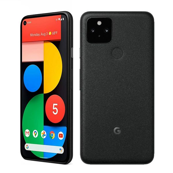 Оригинальный Google Pixel 5 5G мобильный телефон 8 ГБ RAM 128GB ROM Snapdragon 765G Android 6.0 дюймов Полноэкранный экран 16MP HDR NFC ID лица отпечатков пальцев 4080mah Smart Cillphone