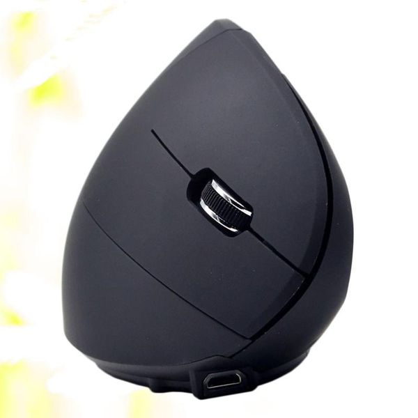

1pc usb rechargeable vertical wireless comfortable ergonomic (black) mice