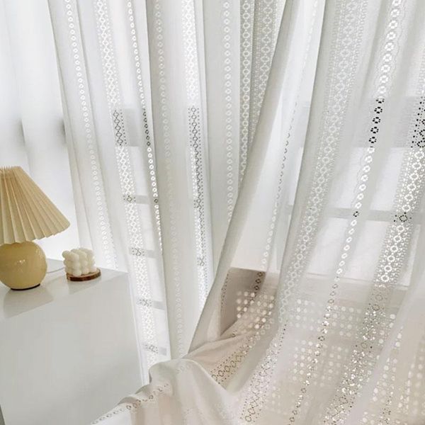 

curtain & drapes light filtering white tulle curtains for living room knitted japan style semi sheer privacy assured 21a103