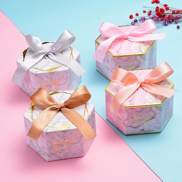 

gift wrap hexagonal gifts packaging box paper candy wedding favors for guests baby shower giveaways birthday party decoration