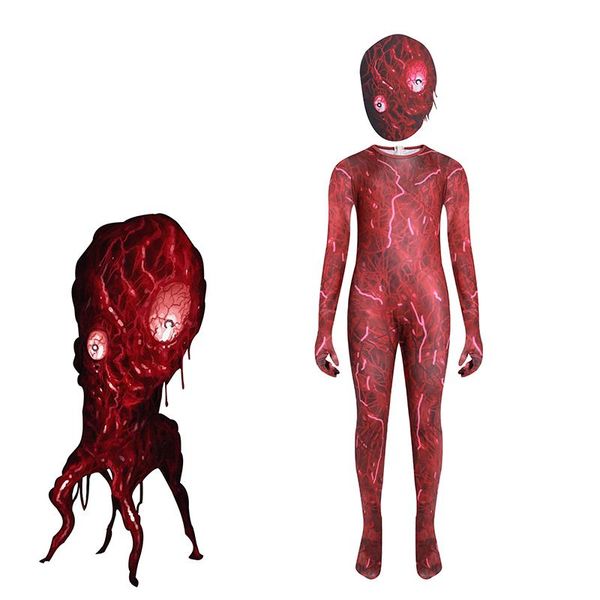 

clothing sets halloween for kids party 5-14y boy girl anime scp cosplay costume boys stage performance child carnival gift mask, White