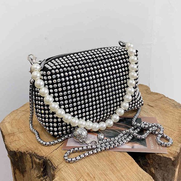 

luxury handbags new summer new fashion foreign style single shoulder messenger bag small square armpit portable women's bag