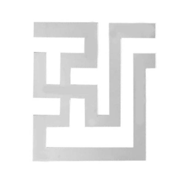 

silver waistline stereo mirror sticker paint coating and wall treatment wallpaper wallpapers